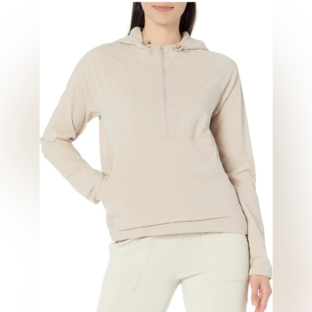 adidas Women's Searsucker Quarter Zip Golf Hoodie